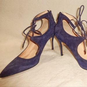 Ivanka Trump Heels Blue Indigo
